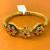Gold Plated Kundan Openable Bracelet (Design 29) - PAAIE