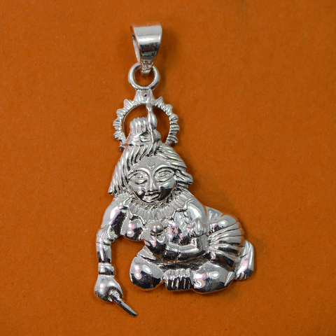 925 Krishna Silver Pendant (Design 33) - PAAIE