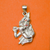 925 Krishna Matte Silver Pendant (Design 41) - PAAIE