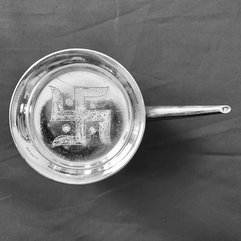 925 Solid Silver Karwa with Plate (Design 6) - PAAIE