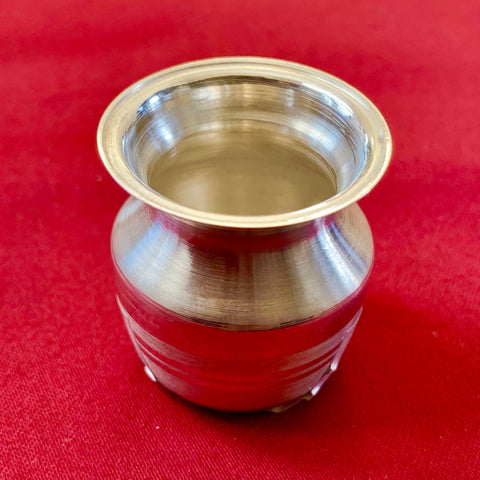 925 Solid Silver Small Mini Kalash(Design 8) - PAAIE