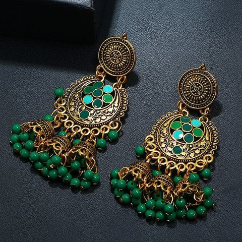 Oxidized  Traditional Jhumki Earrings