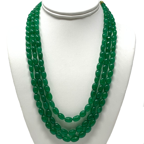 Beryl Emerald Gemstone Necklace (Design 1) - PAAIE