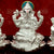 999 Pure Silver Ganesh, Lakshmi and Saraswati Idol - PAAIE