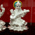 999 Pure Silver Ganesh, Lakshmi and Saraswati Idol - PAAIE