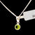 925 Classic Peridot Pendant in Sterling Silver - PAAIE