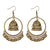 Golden Hoops with Small Bells (E417)