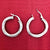 925 Sterling Silver 3CM Hoop Earring (Design 9) - PAAIE
