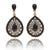 Black Teardrop Earrings - PAAIE