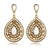 White Teardrop Earrings - PAAIE
