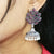 Traditional Style Oxidized Earrings with Stone for Casual Party (E97) - PAAIE