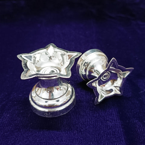 925 Silver Panchmukhi Diya (Design 12) - PAAIE