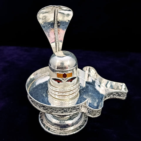 925 Silver Shivling Abhishekam Set - PAAIE