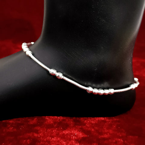 Silver Anklet 11.0 inches (Set of 2) - Design 12 - PAAIE