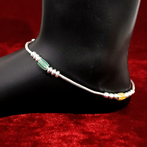 Silver Anklet 11.0 inches (Set of 2) - Design 16 - PAAIE