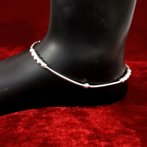 Silver Anklet 11.0 inches (Set of 2) - Design 22 - PAAIE