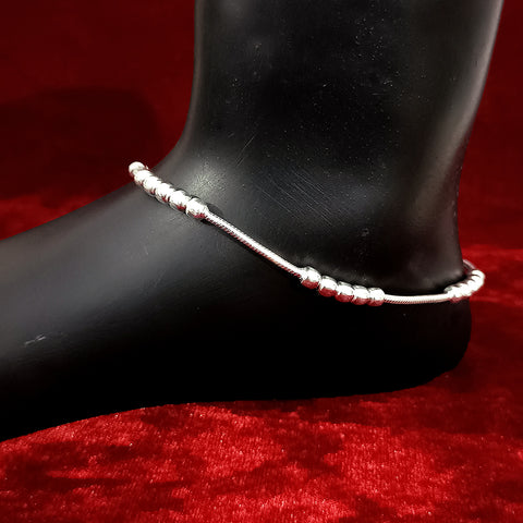 Silver Anklet 11.0 inches (Set of 2) - Design 29 - PAAIE