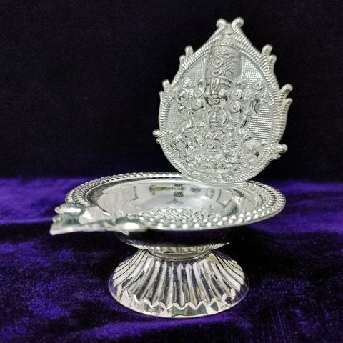 925 Silver Tirupati Balaji Diya For Pooja (Design 58) - PAAIE