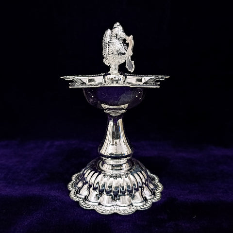 925 Silver Parrot Long Diya (Design 50) - PAAIE