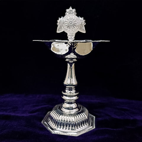 925 Silver Surya Long Diya (Design 52) - PAAIE