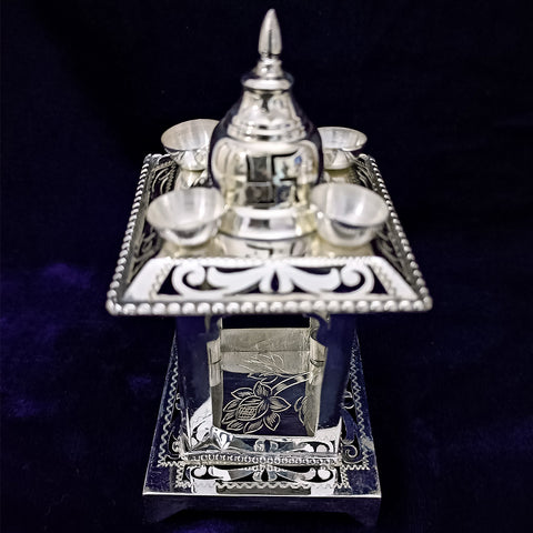 925 Silver Designer Hatri For Pooja (Design 2) - PAAIE