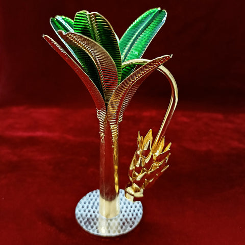 925 Pure Silver Banana Tree with Gold Coating - PAAIE
