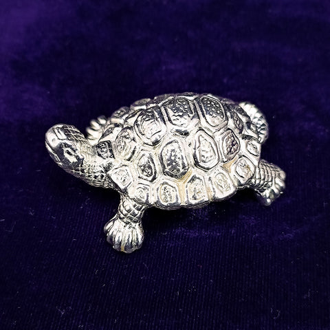 925 Pure Silver Turtle for Luck, Prosperity, Health (D3) - PAAIE