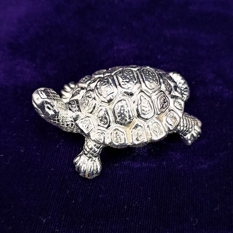 925 Pure Silver Turtle for Luck, Prosperity, Health (D3) - PAAIE