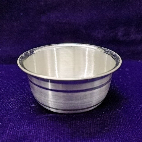 925 Silver Roli Bowl, Silver Vessel, Silver Puja Article, Puja Utensils - PAAIE