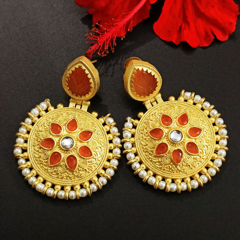 Beautifully Designed Traditional Amrapali Earrings