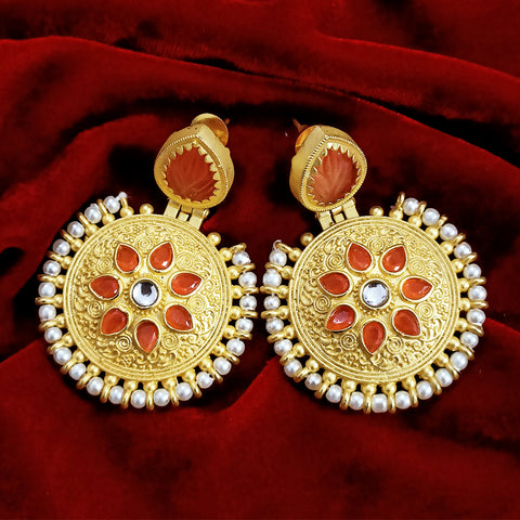 Beautifully Designed Traditional Amrapali Earrings