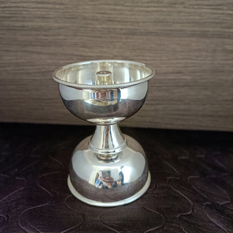 925 Silver Akhand Jyoti Diya (Design 40)