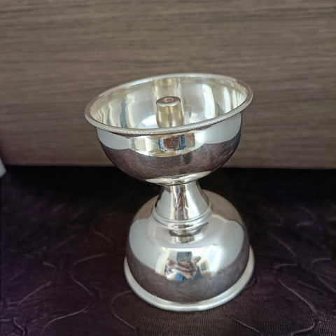 925 Silver Akhand Jyoti Diya (Design 40)