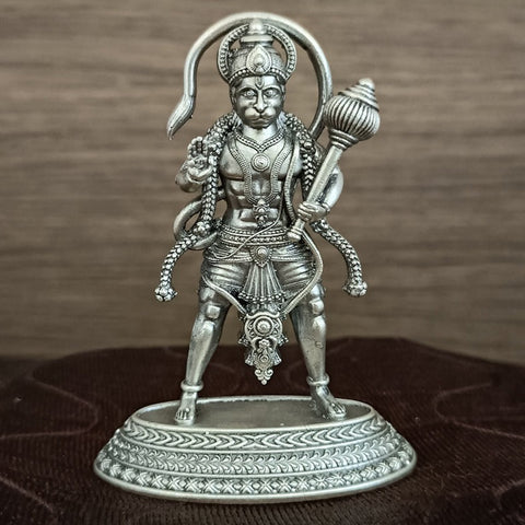 925 Pure Silver Hanuman Ji Idol For House Warming (D8)