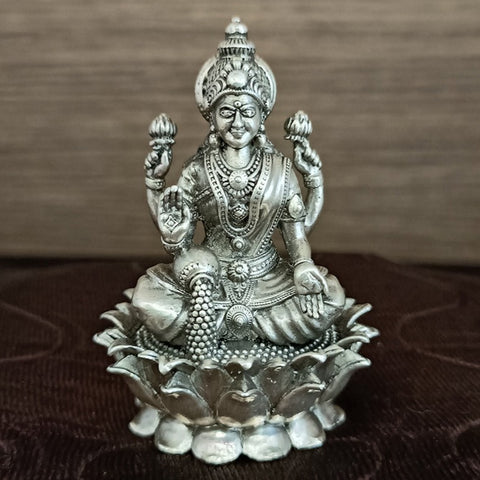 925 Pure Silver Lakshmi Ji Idol For House Warming (D6)