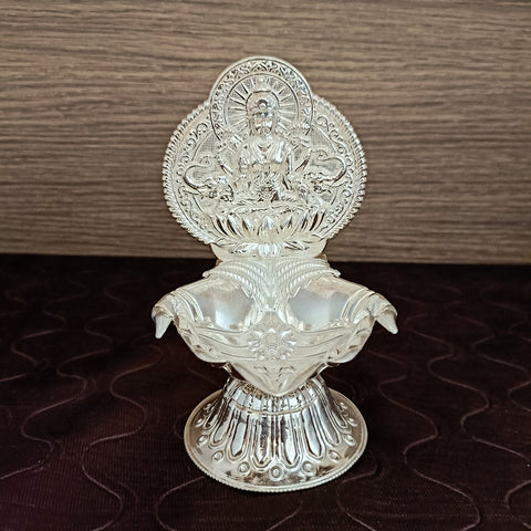 925 Silver Lakshmi Hand Diya (Design 65)