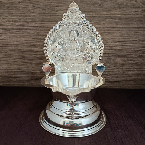 925 Silver Lakshmi Diya (Design 1)