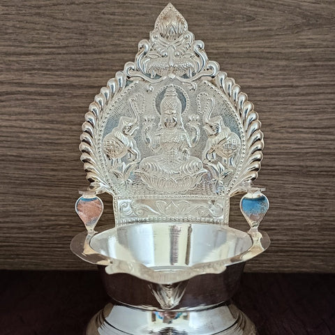 925 Silver Lakshmi Diya (Design 1)