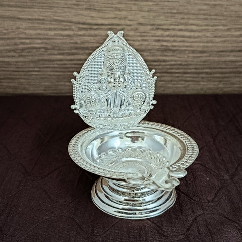 925 Silver Tirupati Balaji Diya For Pooja (Design 68)