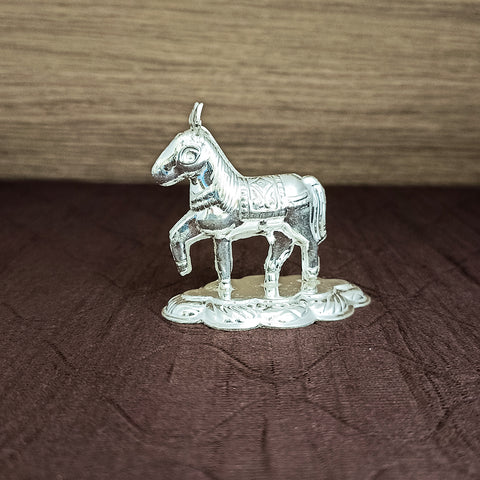 925 Pure Silver Horse for Luck, Prosperity, Health (D10)