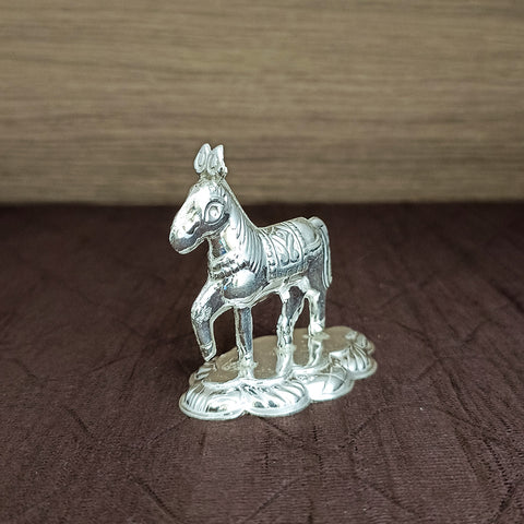 925 Pure Silver Horse for Luck, Prosperity, Health (D10)