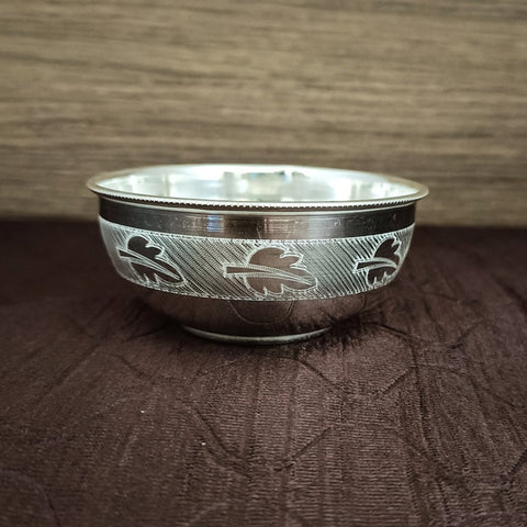 925 Solid Silver Designer Bowl (Design 20)