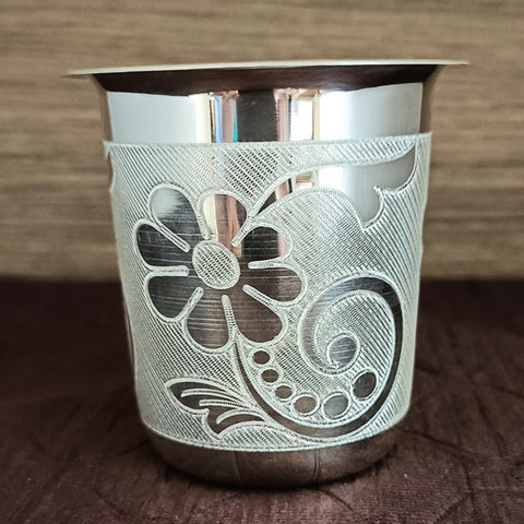 925 Solid Silver Designer Glass (Design 12)