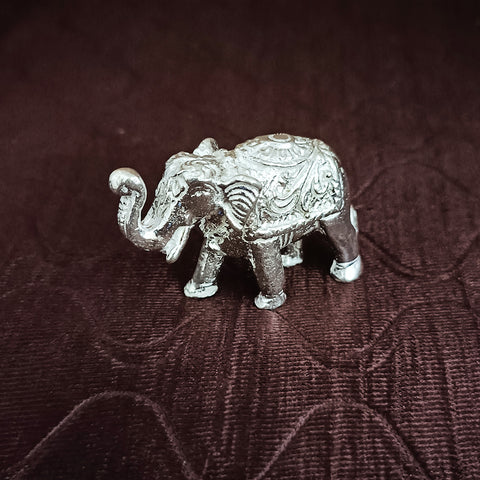 925 Pure Silver Elephant for Luck, Prosperity, Health (D15)