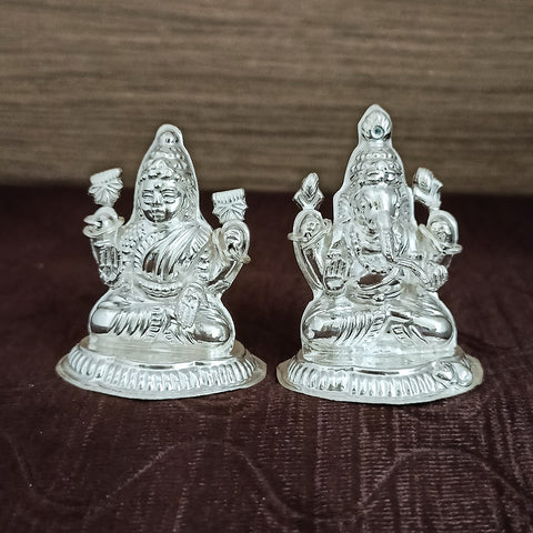 999 Pure Silver Lakshmi Ganesha (Design 9)
