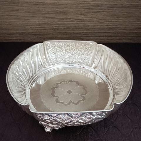 925 Solid Silver Designer Big Bowl (Design 36)