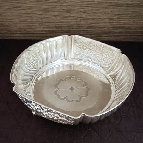 925 Solid Silver Designer Big Bowl (Design 36)