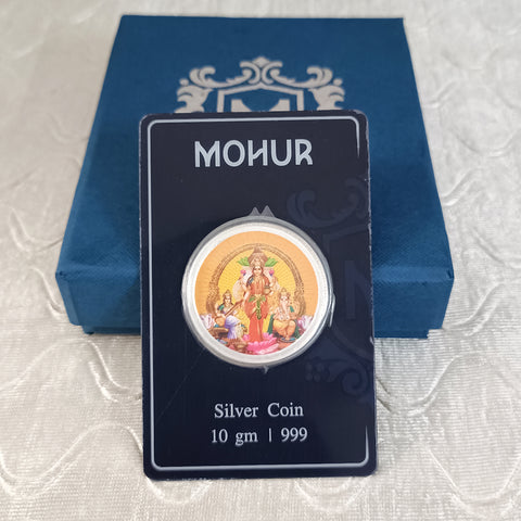 999 Pure Silver Trimurti 10 Grams Coin ( Design 12)