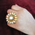 Designer Gold Plated Royal Kundan Beaded Ring (Design 122)