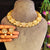 Designer Gold Plated Royal Kundan Necklace with Earrings (D380)